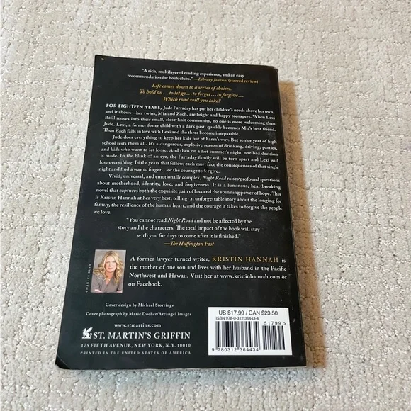 Night Road by Kristin Hannah - Paperback - Picture 2 of 9